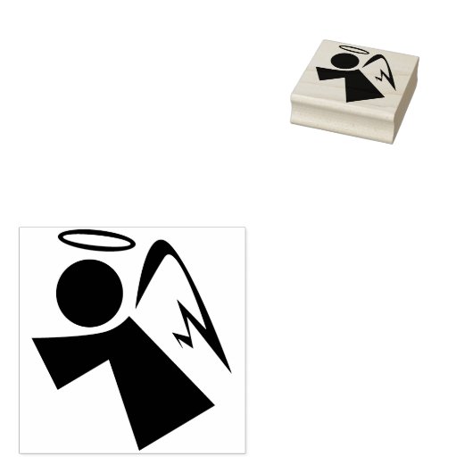 Modern Angel Art Stempel (Gestempeld)