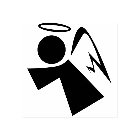 Modern Angel Art Stempel (Afrduk)