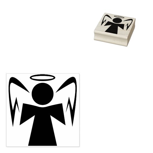 Modern Angel Art Stempel (Gestempeld)