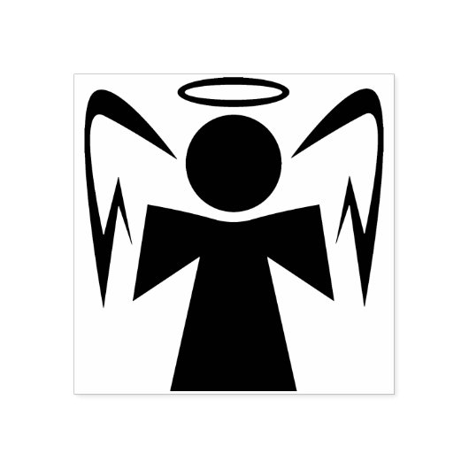 Modern Angel Art Stempel (Afrduk)
