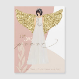 Modern Angel Joy Love Peace Feestelijke Magnetisch