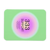 Modern Angel Numbers Numerology 333 Betekenis Magneet (Horizontaal)