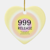 Modern Angel Numbers Numerology betekenend 999 Keramisch Ornament (Achterkant)