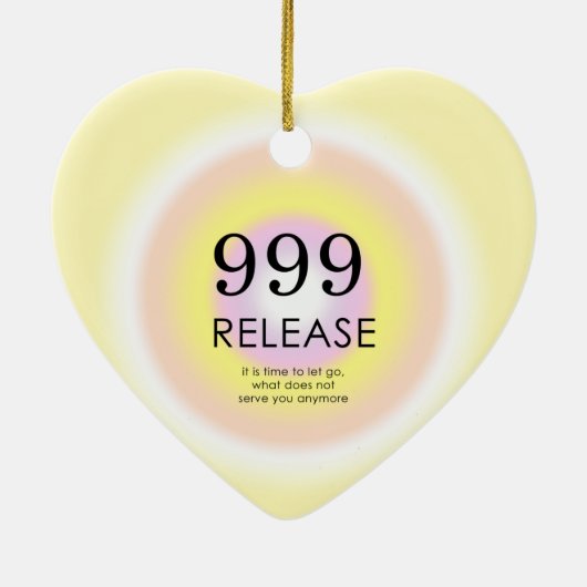 Modern Angel Numbers Numerology betekenend 999 Keramisch Ornament (Achterkant)