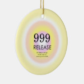 Modern Angel Numbers Numerology betekenend 999 Keramisch Ornament (Rechts)