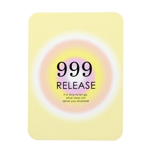 Modern Angel Numbers Numerology betekenend 999 Magneet (Verticaal)