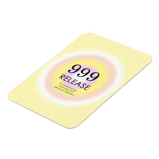 Modern Angel Numbers Numerology betekenend 999 Magneet (Linkerzijde)