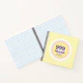 Modern Angel Numbers Numerology betekenend 999 Notitieboek (Binnen)