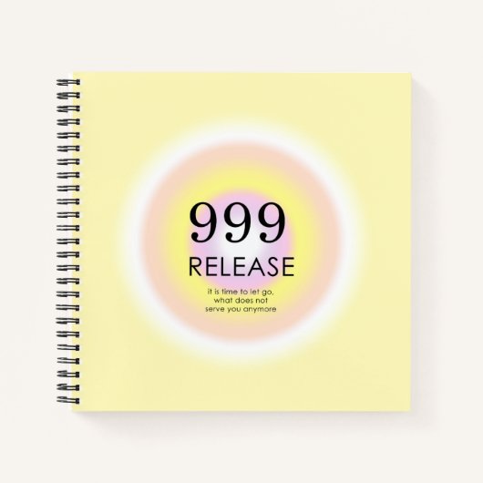 Modern Angel Numbers Numerology betekenend 999 Notitieboek (Voorkant)