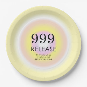 Modern Angel Numbers Numerology betekenend 999 Papieren Bordje