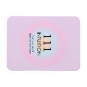 Modern Angel Nummers Numerieke 111 Intuïtie Magneet (Horizontaal)