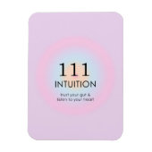 Modern Angel Nummers Numerieke 111 Intuïtie Magneet (Verticaal)