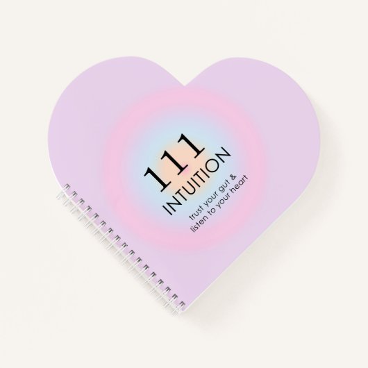 Modern Angel Nummers Numerieke 111 Intuïtie Notitieboek (Voorkant)