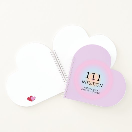 Modern Angel Nummers Numerieke 111 Intuïtie Notitieboek (Binnen)