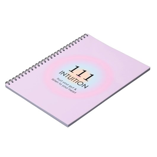 Modern Angel Nummers Numerieke 111 Intuïtie Notitieboek (Linkerzijde)