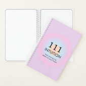 Modern Angel Nummers Numerieke 111 Intuïtie Notitieboek (Binnen)