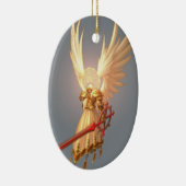Modern Angel Oval Ornament (Rechts)