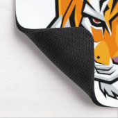 Modern Angry Tiger Head Muismat (Hoek)