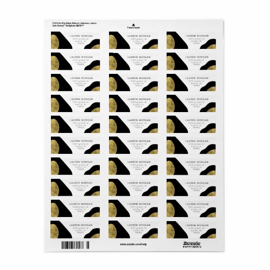 Modern Animal Kingdom | Retouradreslabel Etiket (Full Sheet)