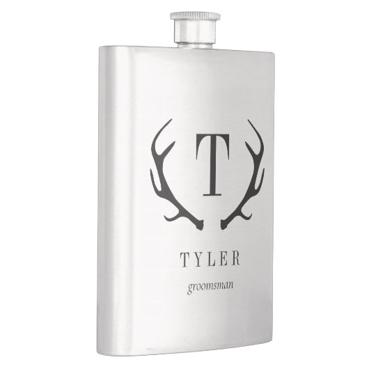 Modern Antler - persoonlijke cadeau voor bridale p Flacon (Rechts)