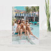 Modern Any Age Verjaardagsfoto Kaart (Voorkant)