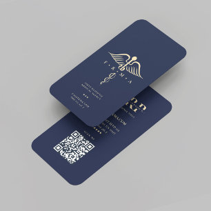 Modern Apotheek Medisch Agentschap Donkerblauw Gou Visitekaartje