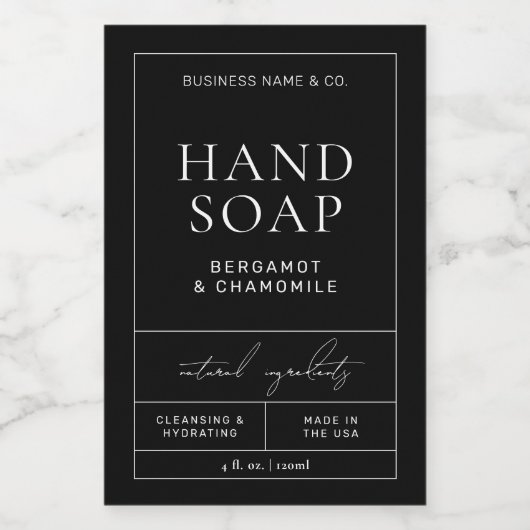 Modern apotheker zeep bad lichaam waterdicht label voedselcontainer etiket (Enkel label)