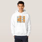 Modern appartementengebouw met airconditioners hoodie (Voorkant volledig)
