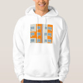 Modern appartementengebouw met airconditioners hoodie (Voorkant)