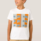 Modern appartementengebouw met airconditioners t-shirt (Voorkant)
