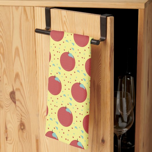 Modern Appel Fruit Patroon Zoet Theedoek (Derde Gevouwen)