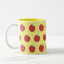 Modern Appel Fruit Patroon Zoet