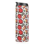 Modern Apple patroon Thermosbeker (Geroteerd rechts)