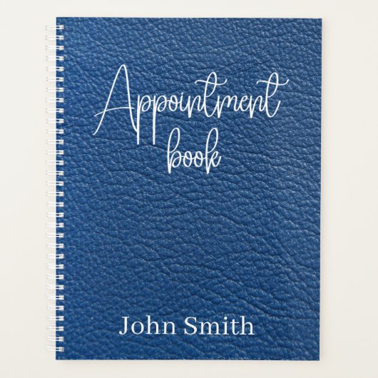 Modern Appointment Book I Calligraphy Script Planner (Voorkant)
