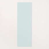Modern Aqua Blue Monogram Script Yogamat (Achterkant)