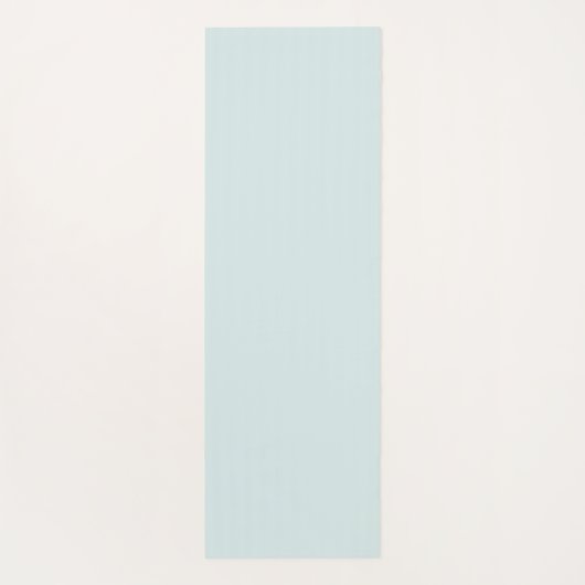 Modern Aqua Blue Monogram Script Yogamat (Achterkant)