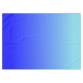 Modern Aqua Blue Ombre Tafelkleed (Voorkant (Horizontaal))