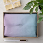 Modern Aqua Blue Roze gradiënt Ombre Tissue Paper Tissuepapier (Geschenk)