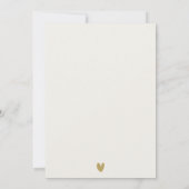 MODERN AQUA DUSKY BLUE GOLD AGATE WEDDING INVITE BEDANKKAART (Achterkant)