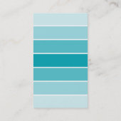 Modern Aqua en Grey Visitekaartje (Achterkant)