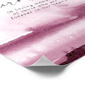 Modern Aquarel | Rood Deze Kaars Brandt Bord Poster (Hoek)