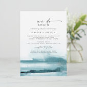 Modern Aquarel | Teal We Do Again Hernieuwing Belo Kaart (Staand voorkant)
