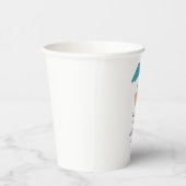 Modern aquarel zomerstrand papieren bekers (Rechts)