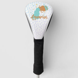 Modern Aquarius Water Bearer Zodiac Golfheadcover