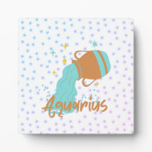 Modern Aquarius Water Bearer Zodiac Tabletop