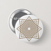 modern arabesk ronde button 5,7 cm (Voorkant /achterkant)