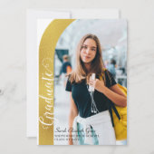 Modern Arc Photo Script-Afstuderen Kaart (Voorkant)