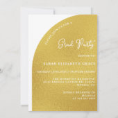 Modern Arc Photo Script-Afstuderen Kaart (Achterkant)