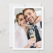 Modern Arch 2 Foto's Huwelijksliefde en Bedankt Kaart (Achterkant)