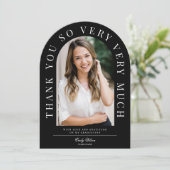 Modern Arch Afstuderen dank u kaart (Staand voorkant)